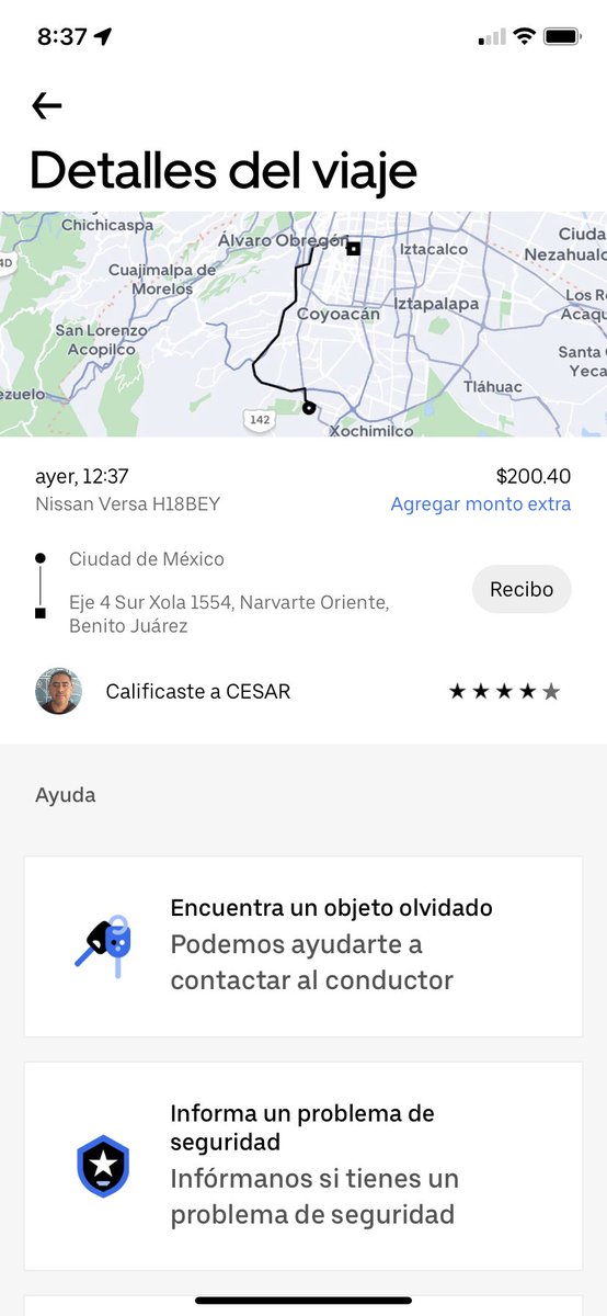 MiriamV2128's tweet photo. @Uber_MEX esta semana se me han hecho más de 300 pesos en pesos en “retenciones “ o “ajustes de saldo” , mismas que nunca regresan! Ustedes no responden ningun canal de atención, no deben cobrar doble el viaje, solo el ajuste! Solicito su ayuda, es INACEPTABLE esta situación https://t.co/ZAxUFcRgWY