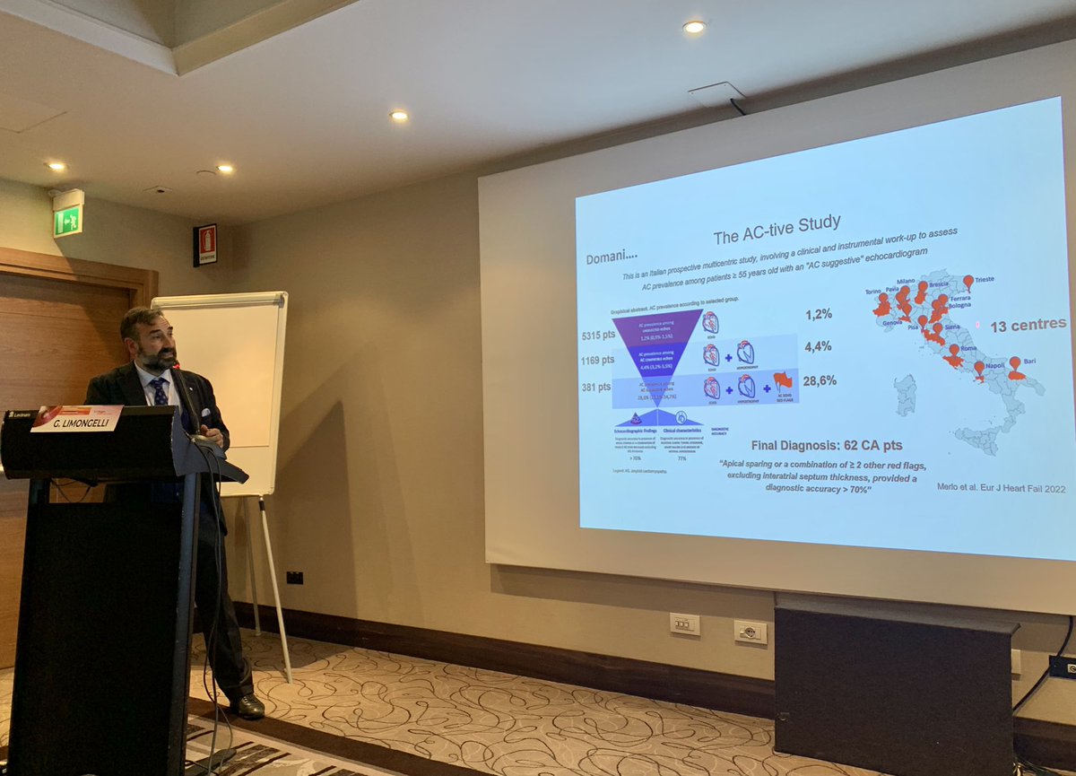 GiuseppeGalati_'s tweet photo. ๐ฅ Prof @glimongelli at The #1st #NationalCongress of the #ItalianHoT (Day2) ๐ฎ๐น
Giving a lecture on โ#Cardiomyopathies: Focus on #Fabry & #Amyloid: State of the artโ @JavedButler1 @JJheart_doc
@DrMarthaGulati @gbiondizoccai @nephondemand @DLBHATTMD @SilCastelletti @IndolfiCiro https://t.co/p0qfuznXsH