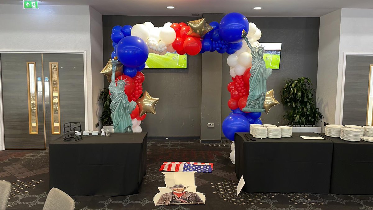 Bswallow27's tweet photo. Only 4 hours to go to U2’s 1st Spring Ball…..here is a sneak preview of the venue being set-up. #U2Springballers https://t.co/C7cuQ8hY1W