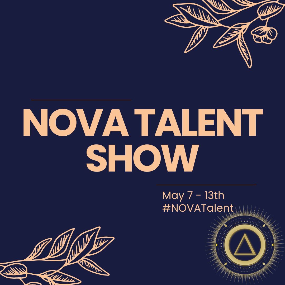 NovaDaoNFT's tweet photo. Nova Talent Show!
Running May 7th to May 13th we want to see some of the great skills our community has!
Check out our #giveaways page on discord to see the types of events & prizes!!!!
Lets see what you've got!!!
#NOVATalent https://t.co/8UnqRJjNcL
