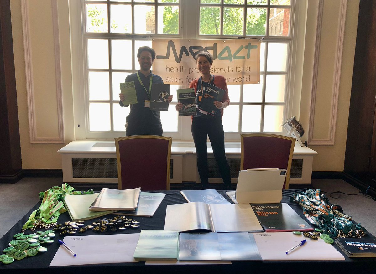 Medact's tweet photo. Great to meet everyone at #JDConf22 today @BMA_JuniorDocs @TheBMA 

You can find out more about @Medact and take action 👉 https://t.co/LbiBm0jMuN https://t.co/E2R6ED6Fyt
