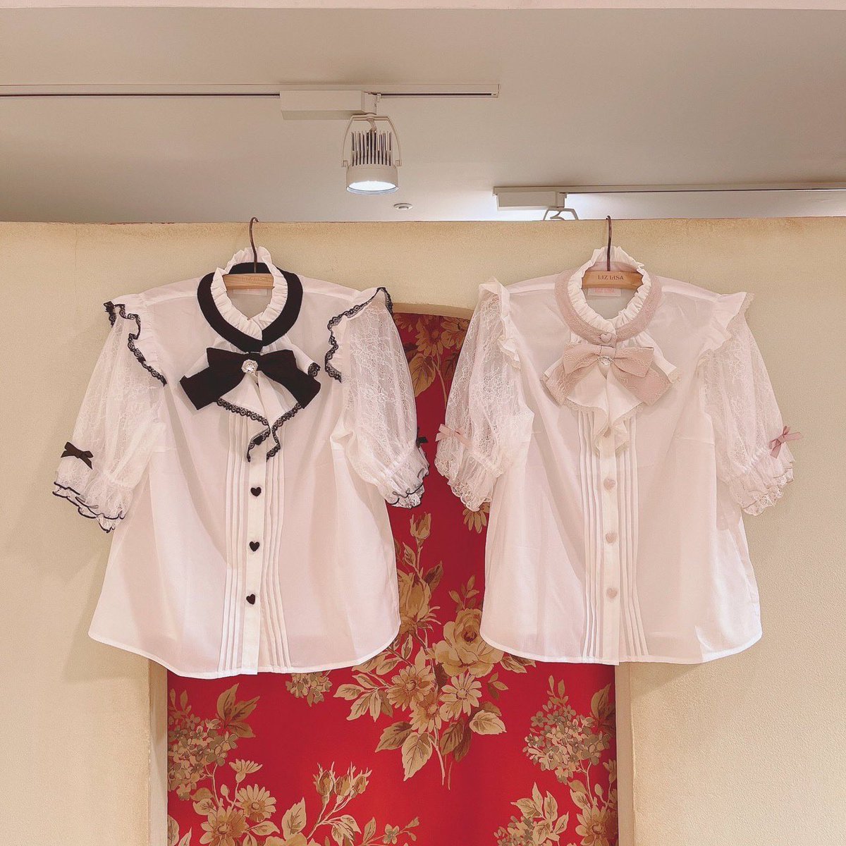 近鉄パッセ店? #レーススリーブフリルタイブラウス フリルのタイが 