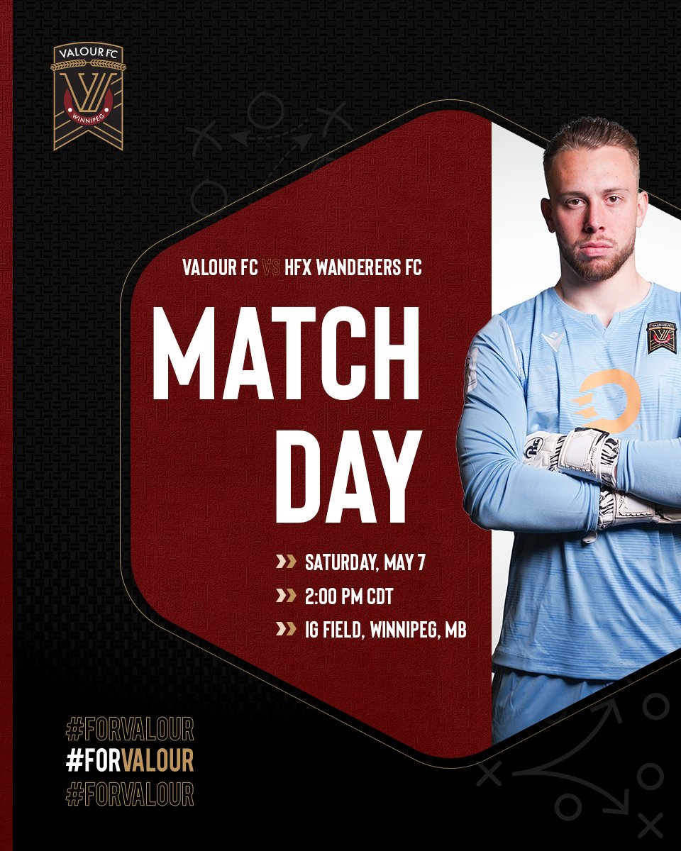 WE'RE HOME!!! 

🎟️ » ow.ly/gJch50J1OtT
🕑 » 2:00 pm CDT 
📍 » IG Field, Winnipeg, MB
#ForValour | #CanPL