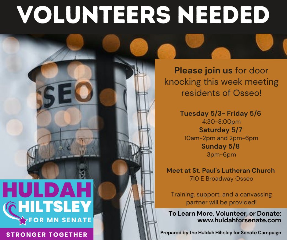Huldah4House's tweet photo. Join us and help build our community and work towards a vision of a better district for ALL! We are #StrongerTogether.
#sd38 #osseo #familycommunityservice https://t.co/bXrCfgJJlm