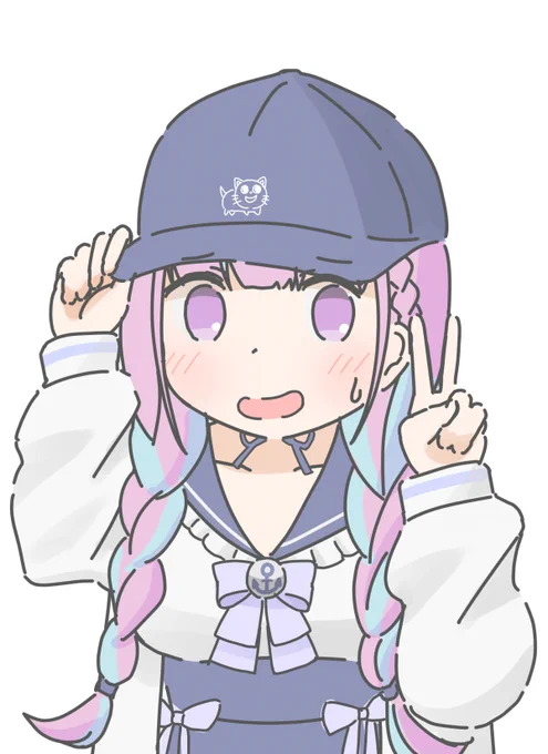 満面の笑み
#あくあーと  
#ホロメンワンドロ57
(お題:笑顔) 