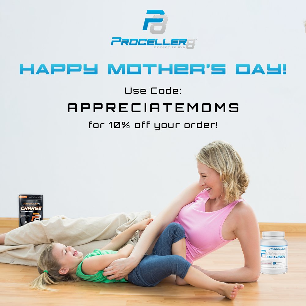 Mother's Day is a celebration honoring the mother of the family! We appreciate you Moms! Use promo code - APPRECIATEMOMS and receive 10% off your order. Valid until May 8th at 11:59pm. #MothersDay #Proceller8 proceller8.com/category