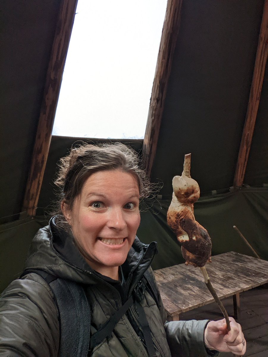 Finns love nature, so we spent a lovely Sat at Nuuksio National Park and Haltia Nature Center. We explored the learning center, took a hike to an amazing view (learning about the history and landscape along the way), and learned how to make tikkupulla over a fire! @FulbrightFIN