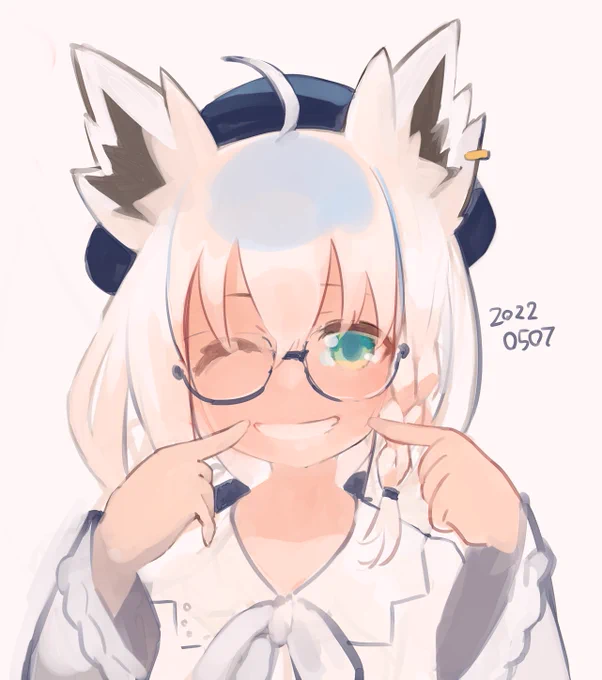 にっこり
 #ホロメンワンドロ57 
