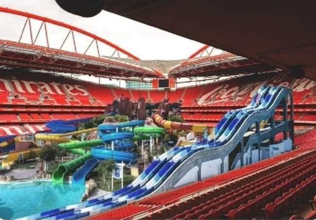 Como o Taremi vê o Estádio da Luz.
