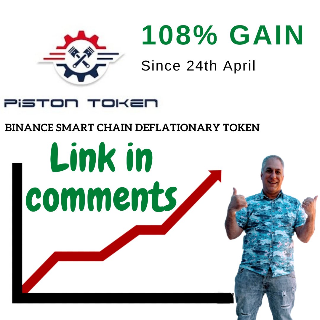 SabreNFT's tweet photo. This deflationary token on the Binance Smart Chain is paying 1% per day passively for staking, whilst increasing in price on a daily basis as well. This is only the start.

Links in comments

#PistonToken #crypto #binance #staking #passiveincome https://t.co/UZjgPISG20