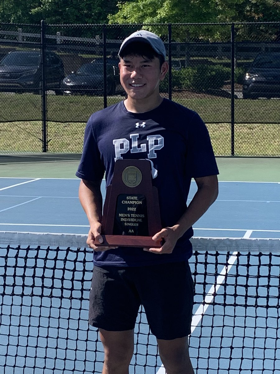 Congratulations to the back to back state champion, Tyler. He won his semis 6-0,6-0 and the finals 6-0,6-2. #PLPpride <a href="/PineLakePrep/">Pine Lake Prep</a> <a href="/Bhayf71/">Brett Hayford</a>