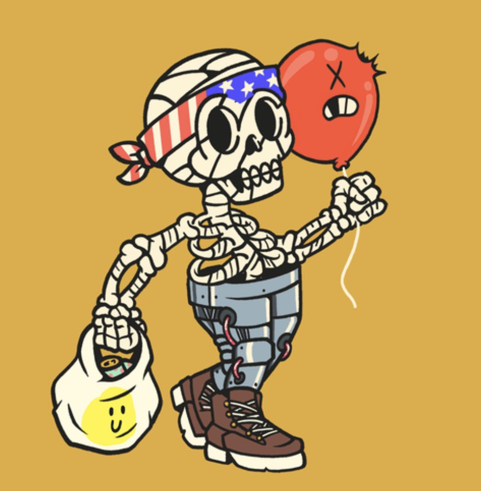 ELPRI__'s tweet photo. Cash out or Die trying letβs get it #nft #NFTCommunity #norisknoreward #BoneHeadz https://t.co/i5Mkuvs794
