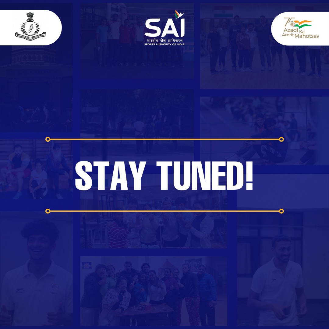 Media_SAI's tweet photo. 🥁🥁🥁
On 61st Foundation Day of SAI NCoE, NS NIS Patiala (@SAI_Patiala) our Champions are ready to share their secrets with you 🤩🤩
Are you excited⁉️😁
Stay tuned!!!
#IndianSports #SAIPatiala #ShareWithSAI https://t.co/1c8XiyOtgh