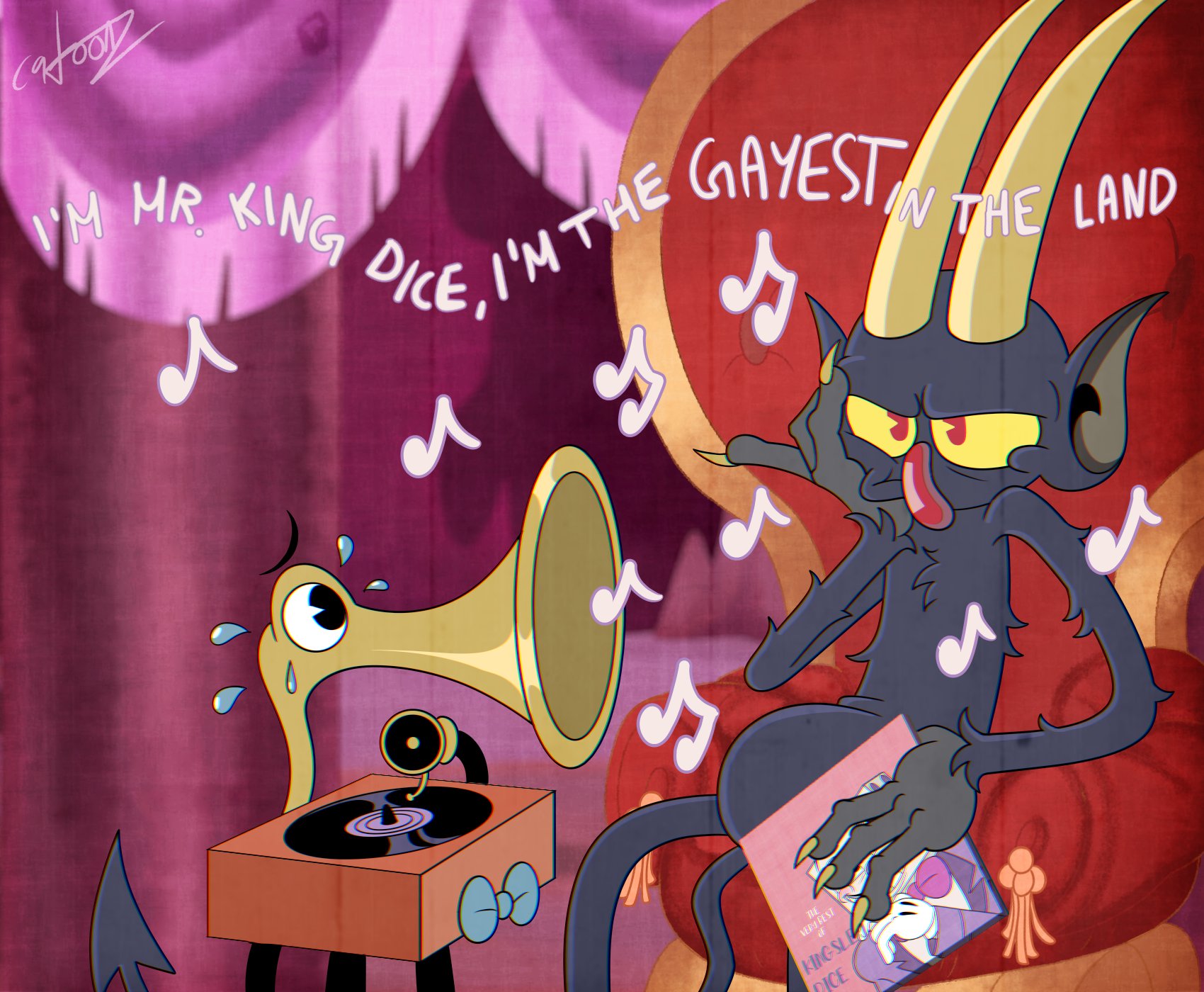 The Devil's Price (KingDice x Devil)  Deal with the devil, Cartoon styles,  Devil