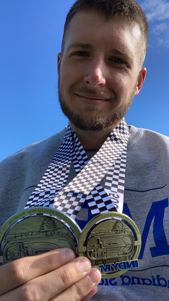 1:30:22 at the Indy Mini. New PR and joined the 500 club (#324).