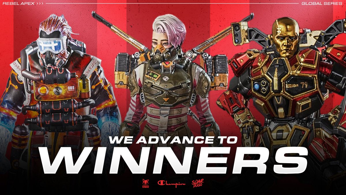 RebelGG_'s tweet photo. 🚨 REBEL APEX 🚨
🏆@PlayApexEsports Champs LCQ

👑After 6 games we secures our spot in Winner's Round 2. #TheRBLN #WeRebel https://t.co/67erFkdmIo