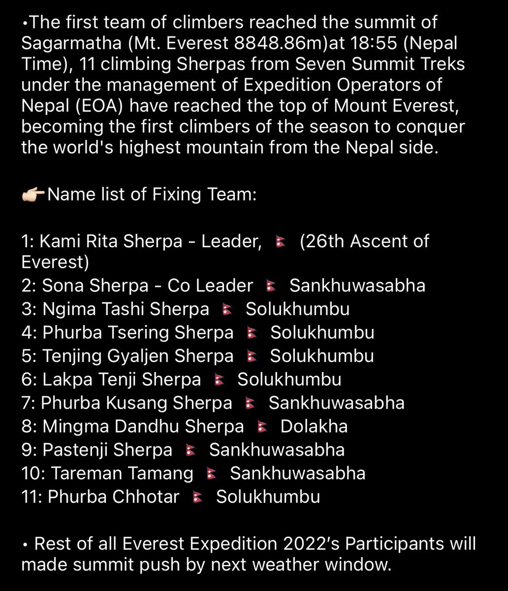 Seven Summit Treks 🇳🇵 tweet media