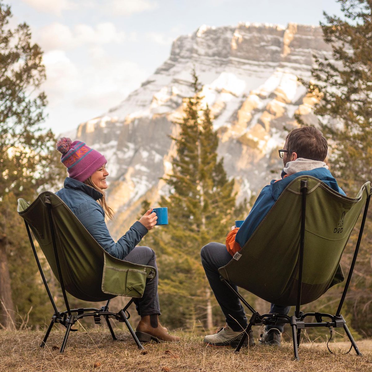 Pull up a chair and enjoy the view. Where will you be camping this summer?

📸: <a href="/bornadventurous/">Borntobeadventurous</a> 
#MyBanff