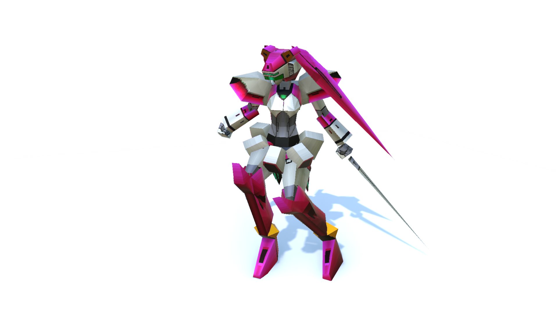 Andreas Scholl Tried To Import Fei Yen From Virtualon And I Got Her Working In Parts I Had To Manually Adjust The Hair And The Attachments To Her Skirt On
