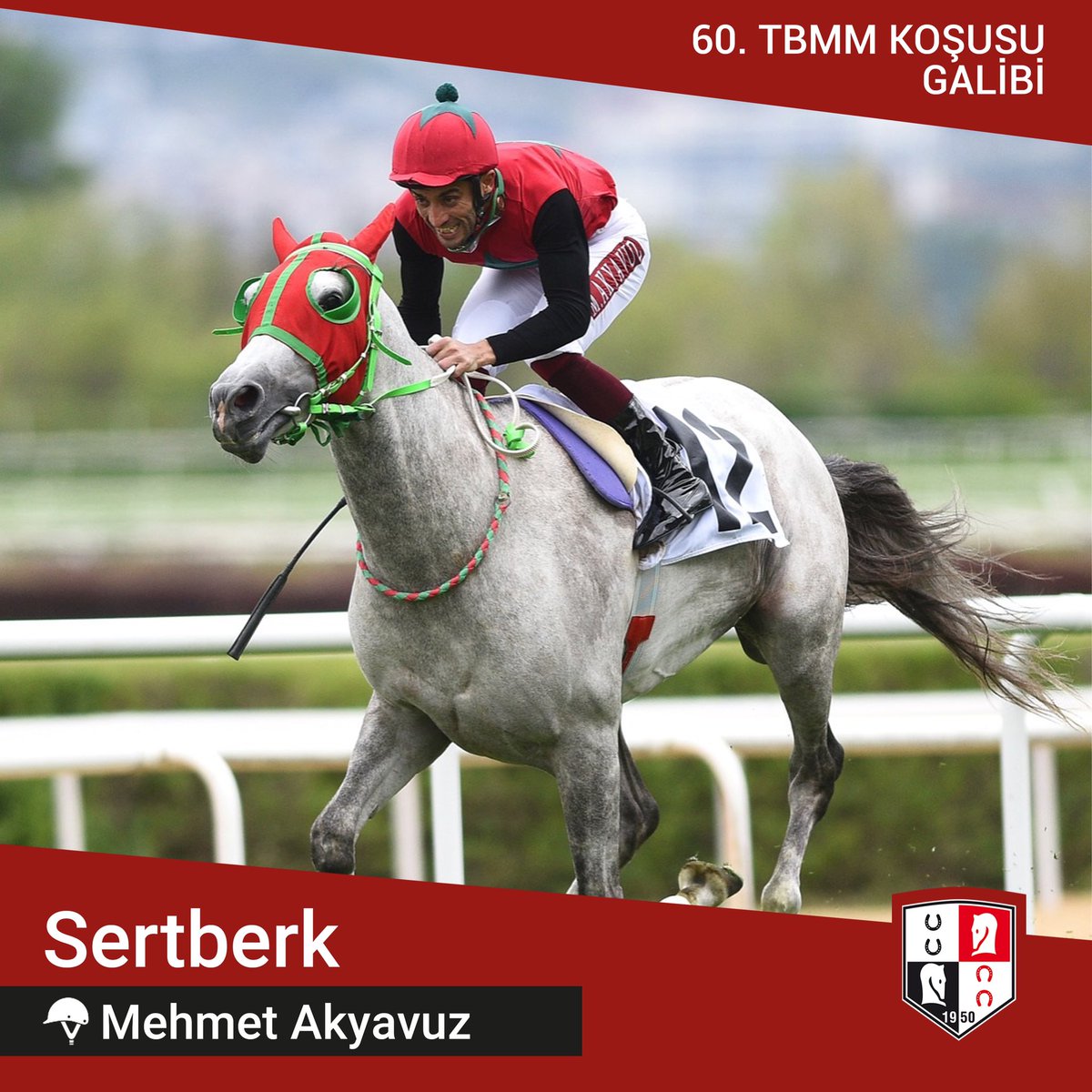 _TJK_'s tweet photo. 60. TBMM Koşusu galibi: 

Sertberk &amp; Mehmet Akyavuz https://t.co/l3QG5aJvVP