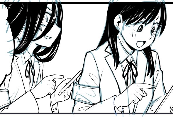 良いモブ娘が描けた 