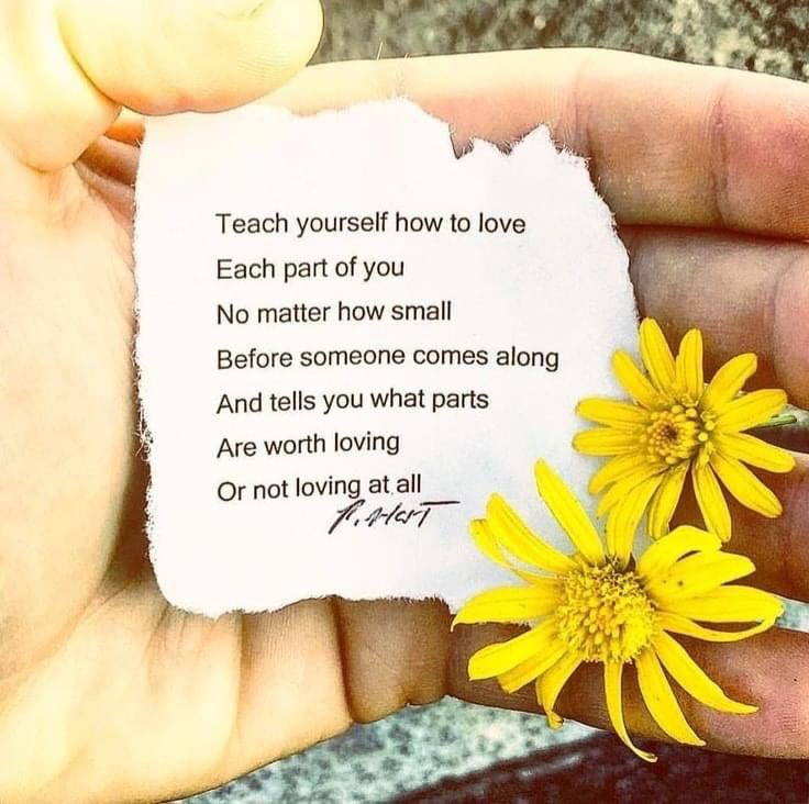 RocksofUnity's tweet photo. Daily Dose of Kindness:Love yourself and every little unique part about you. We are always our worst self-critics.Try to view yourself from how others see you.They are the first to notice your beautiful attributes. Love yourself for all that you are instead of all that you’re not https://t.co/Di8dvieuT9