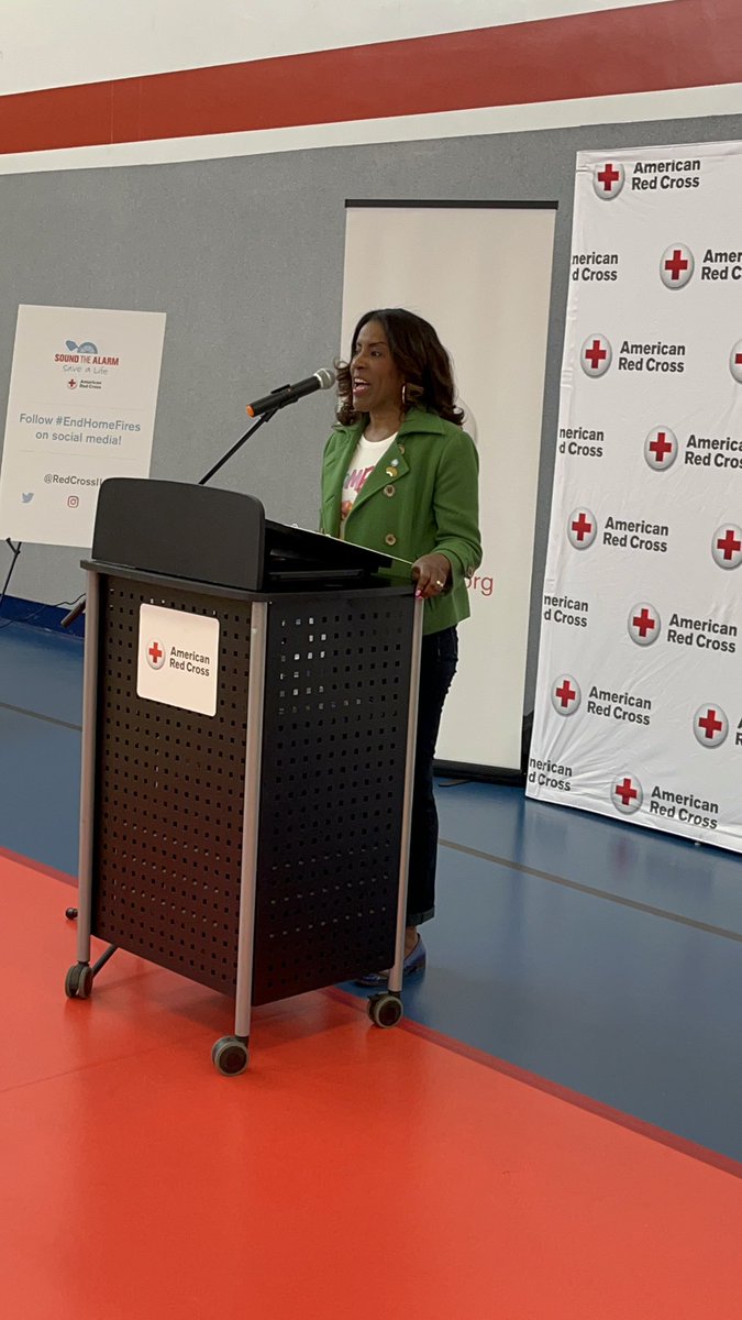 RedCrossIL's tweet image. Thank you to all our volunteers who came out today to help install alarm in Richton Park! @ToniPreckwinkle #endhomefires