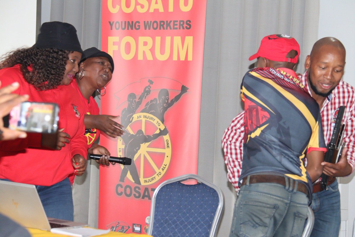_cosatu's tweet photo. #COSATU 2nd National Summit elects the Young Workers Forum's at The Lakes Conference Centre at Benoni #InternalDemocracy  @WeekendLiveSABC @_cosatu #WorkerControl #ClassStruggle #ClassConsciousness @POPCRU1989 @SACTWU @SadtuNational @Saepu6 @CwuSabc @SA_Labour_News @DENOSAORG https://t.co/Dbu9UcVafd