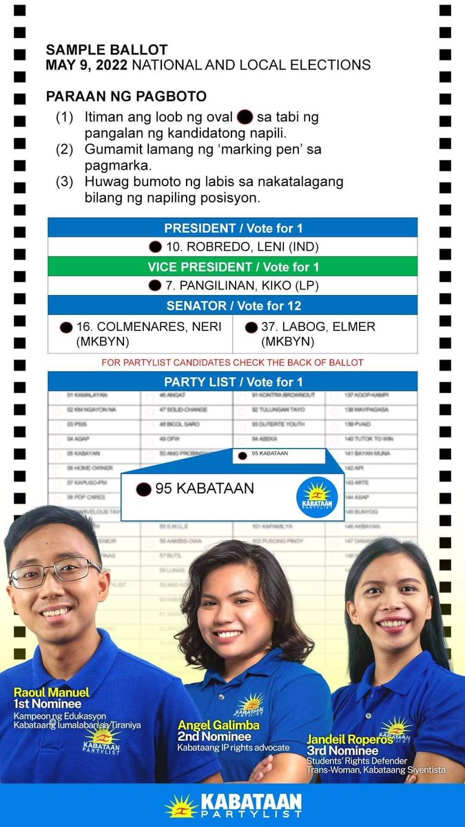 residentbeki's tweet photo. Ako si AJ, at ako ay para sa edukasyon, kalusugan, at karapatan. Ako ay para kina #LeniKiko, #16Colmenares, #37Labog, at #95Kabataan.

Ipanalo ang taumbayan, ipanalo natin 'to! ✊🏼🌸 https://t.co/Jh0Y4RuNuE