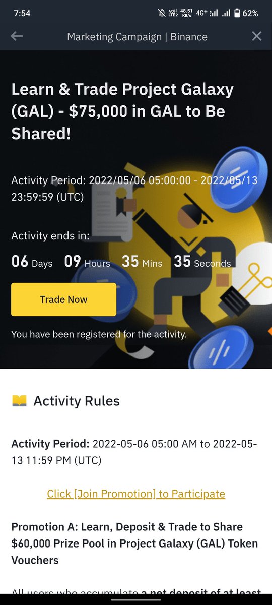 Queenking777's tweet photo. Learn &amp; Trade Project Galaxy (GAL) - $75,000 in GAL to Be Shared!
@binance
@cz_binance @Queenking777 @PawanParakala https://t.co/8XtuXqpWQT