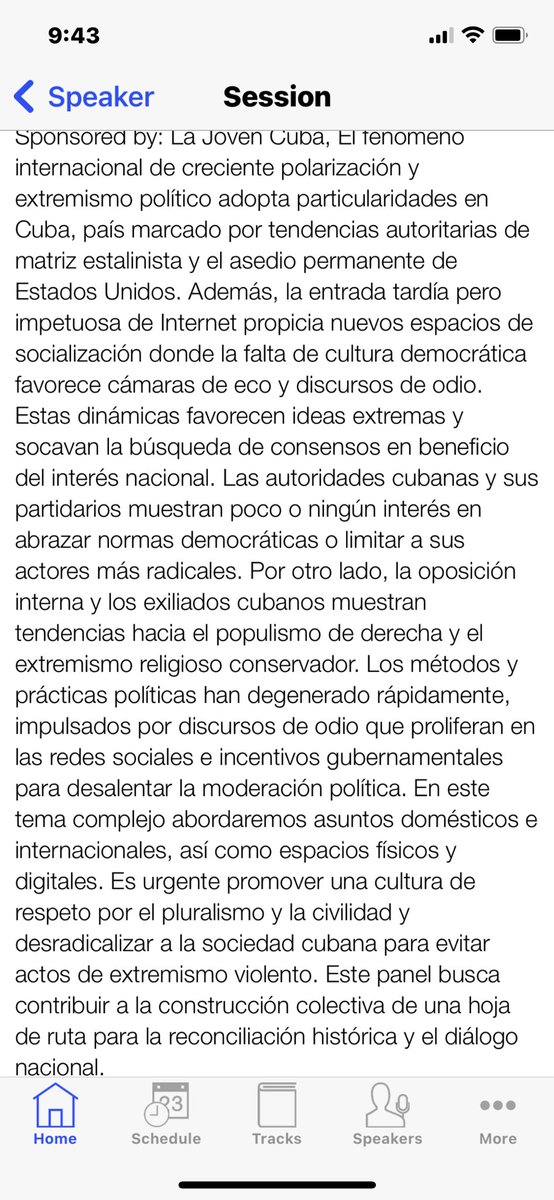 IsabelAlfonsoA's tweet photo. Hoy a las 3pm en #LASA2022 #LASACongress en panel con equipo de #LaJovenCuba sobre radicalización política en #Cuba y #Miami @LASACONGRESS @lajovencuba @haroldcardenasl @AlinaBrbaraLpe1 @mdemirandap https://t.co/3jsaChjlFI