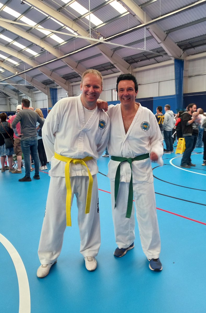 paulsanders1977's tweet photo. fab morning and really good fun at my first #taekwondo competition this morning :)  #dragoncupwales https://t.co/mmq7d8g31T