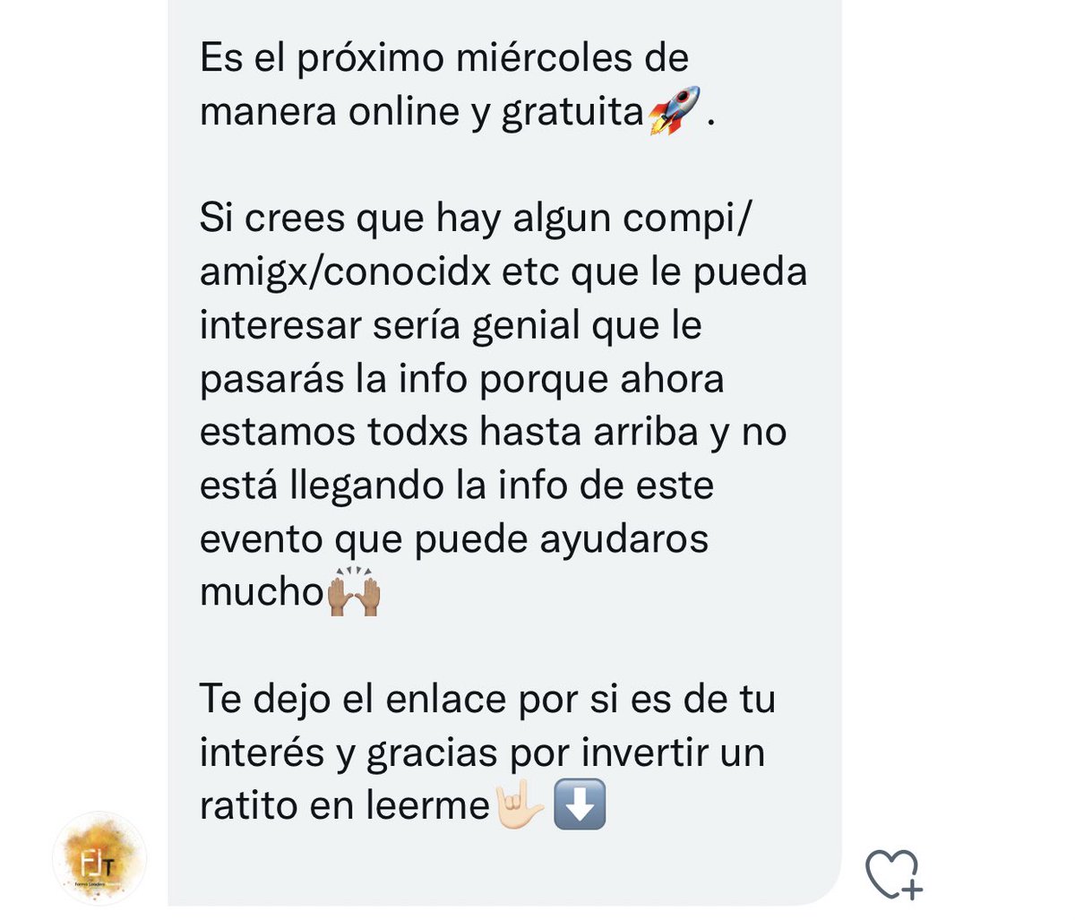 ⌬Andrés M. Moreno⌬💎۞ (@andresmm_19) on Twitter photo Os pongo aquí el enlace y la información que me ha pasado @FarmaLeaders donde podremos informarnos junto a los brutales <a href="/Farmaenfurecida/">Guille Martín</a> <a href="/microbacterium_/">Microbacterium ®</a> <a href="/hectorfarma/">Héctor del Río</a> y en especial con <a href="/polifarmaceutic/">polifarmaceuticx</a> que sigo muy de cerca y es brutal 👏🏾👏🏾❤️🔥❤️🔥
lu.ma/kpjag67t Os pongo aquí el enlace y la información que me ha pasado @FarmaLeaders donde podremos informarnos junto a los brutales <a href="/Farmaenfurecida/">Guille Martín</a> <a href="/microbacterium_/">Microbacterium ®</a> <a href="/hectorfarma/">Héctor del Río</a> y en especial con <a href="/polifarmaceutic/">polifarmaceuticx</a> que sigo muy de cerca y es brutal 👏🏾👏🏾❤️🔥❤️🔥
lu.ma/kpjag67t