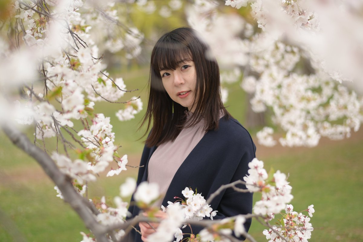 久しぶりに桜で撮影出来て良かったです。
ありがとうございました。
モデル　まい 
<a href="/cEf1afa3gZ9c110/">まい</a>
 
#ポートレート 
#ファインダー越しの私の世界