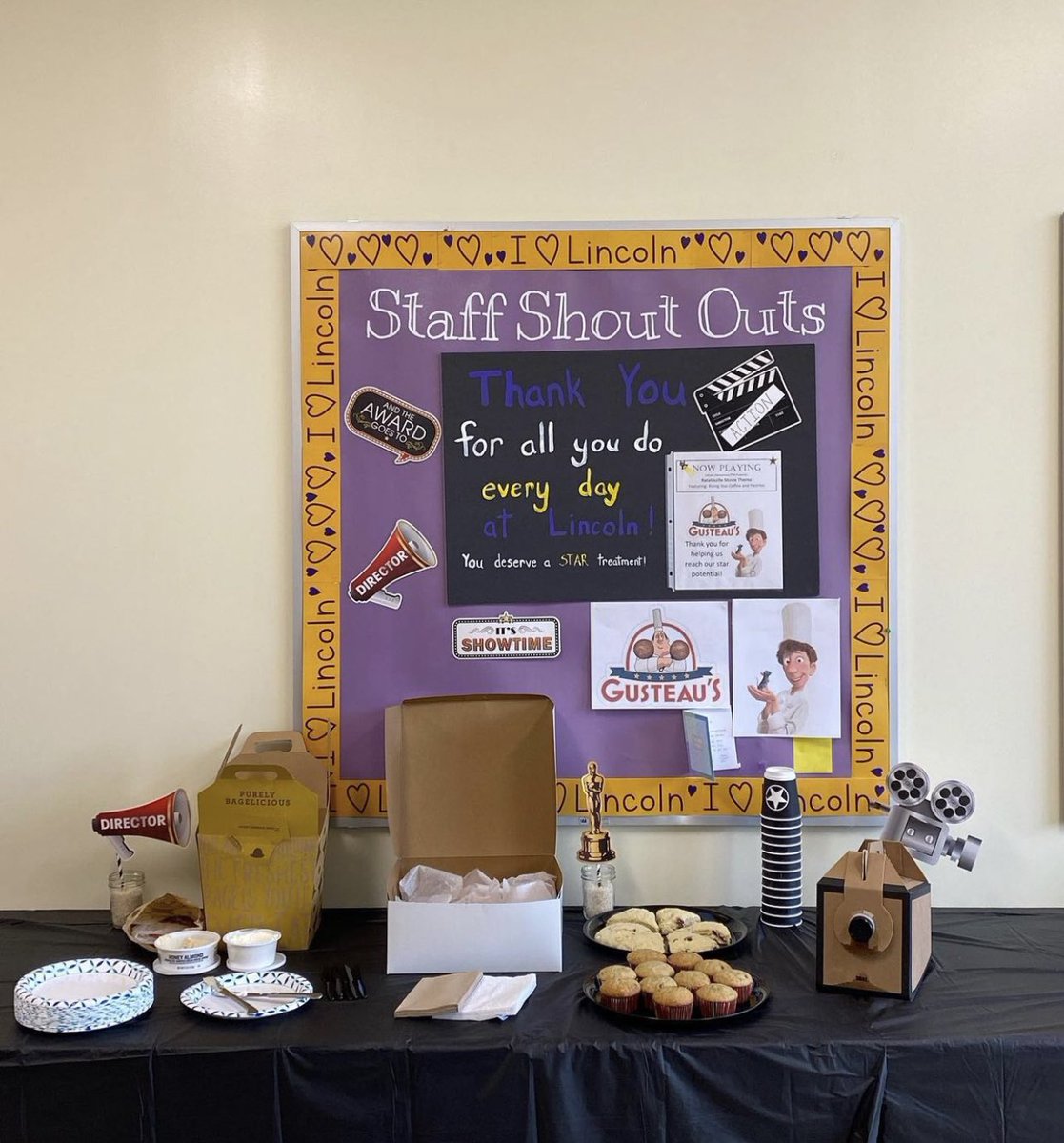 A very special thank you to our <a href="/lkwdlincolnpta/">lkwdlincolnpta</a> for a special movie themed week of appreciation for our staff! It was so much appreciated!