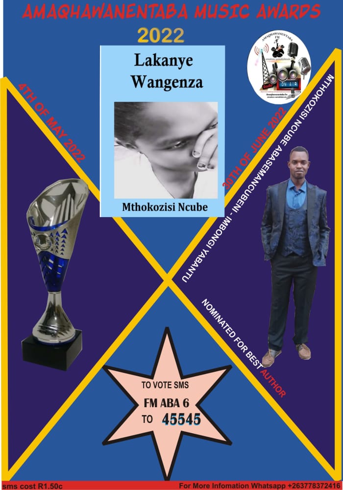 Hello good people. May you kindly vote for me. To vote sms FM ABA 6 to 45545 as many times as you can.