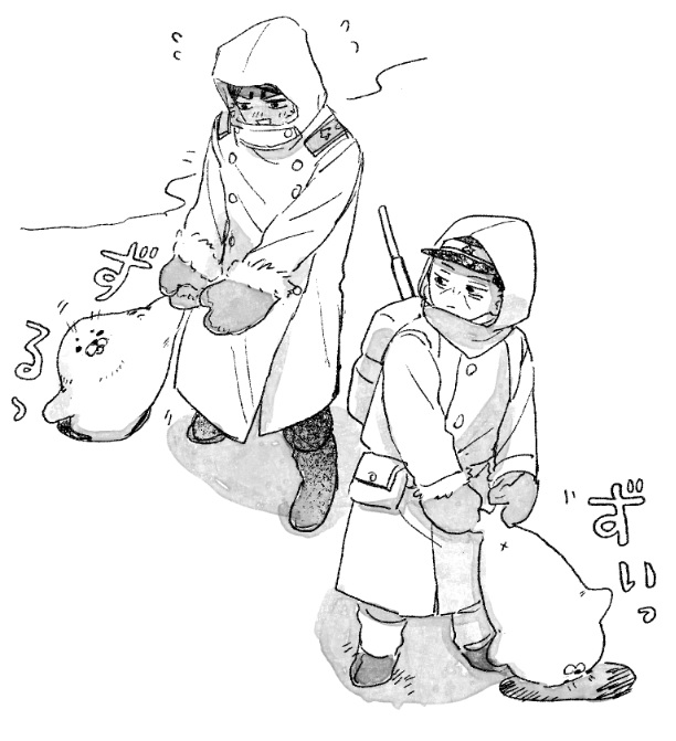 あざらしと鯉登と月島 