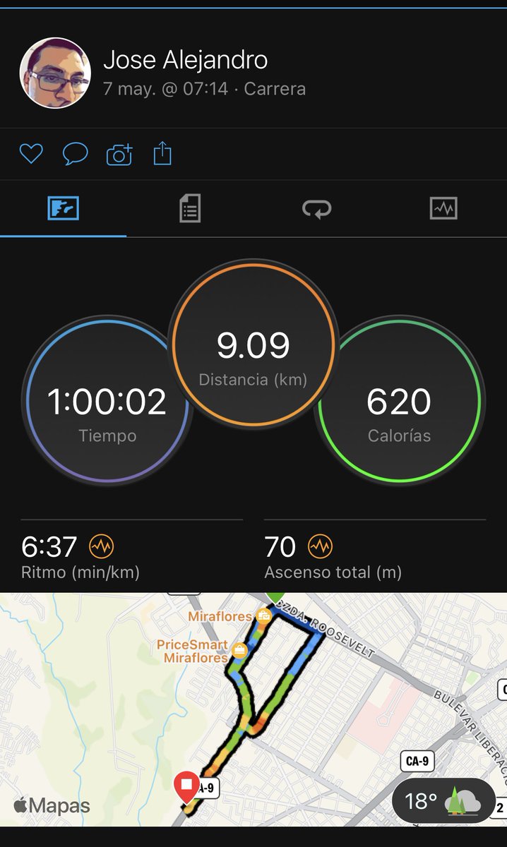 joanava_nefro's tweet photo. Hoy tocó correr por la zona 11 🏃🏻♂️ #Nefrorunner #Move4Kidneys https://t.co/tMuubZVJkX