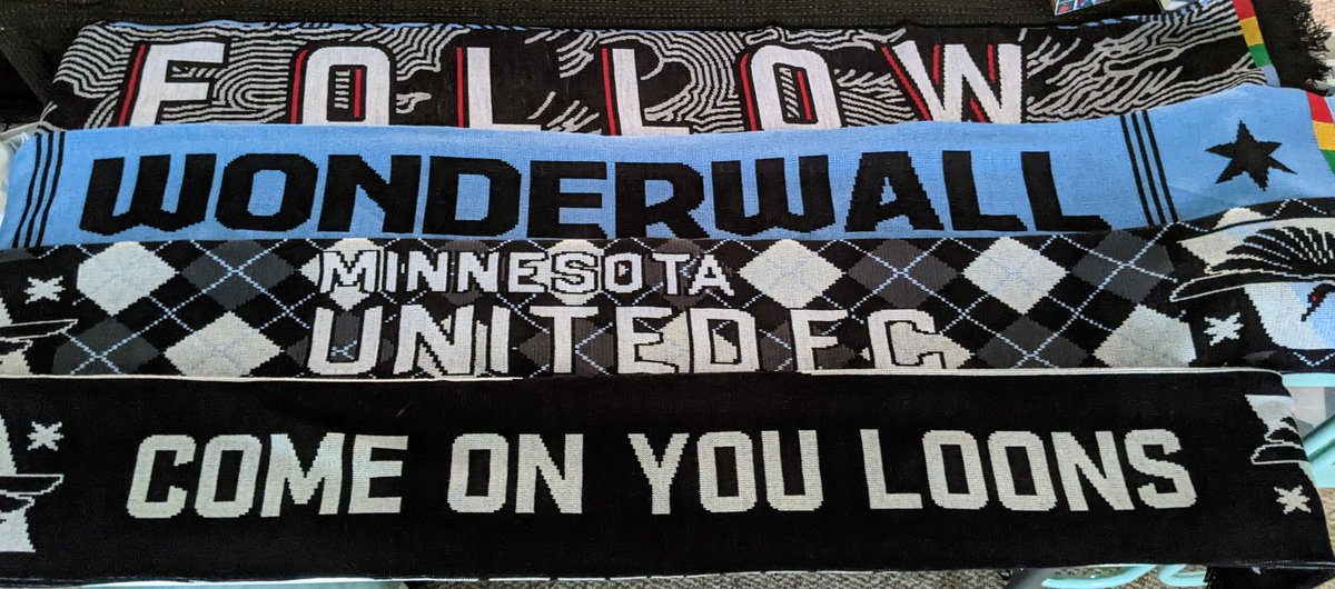 Matt_Murphy_85's tweet photo. Taking the wife and kids to their first @MNUFC game tonight. Good thing I have aquired a few scarves over the years.
@MNDarkClouds https://t.co/J6IutMqUAS