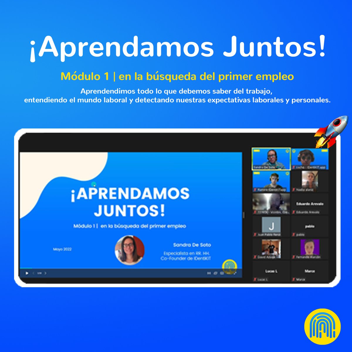 joblyapp's tweet photo. ✨ Finalizamos nuestra primera clase, +30 jóvenes se iniciaron en nuestra academia para aprender a cómo insertarse en el mundo laboral.

😎 Aprendimos todo lo que debemos saber sobre el trabajo, entendimos el mundo laboral y detectamos nuestras expectativas laborales y personales https://t.co/nKzelcvidu
