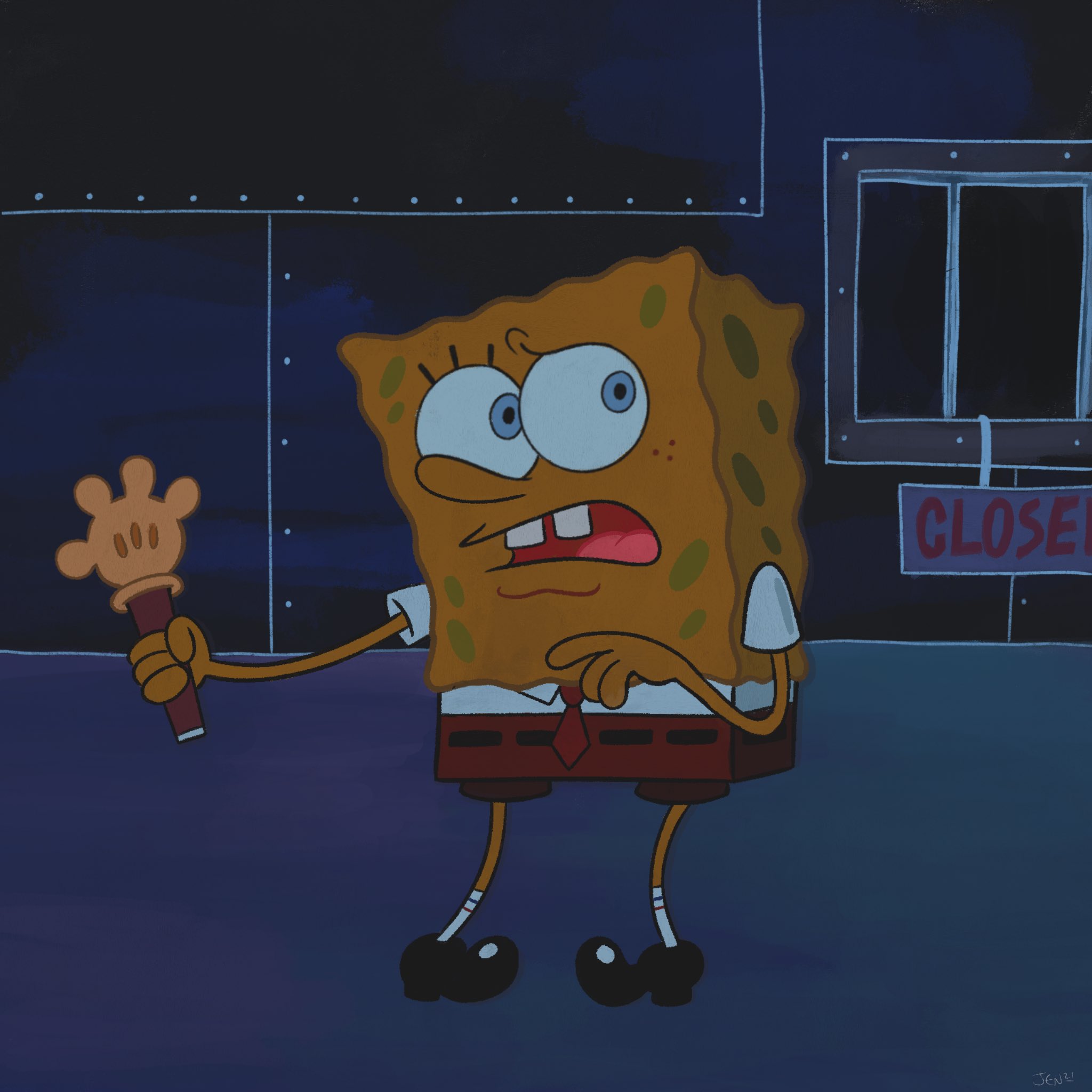 Rock Bottom Spongebob Gif