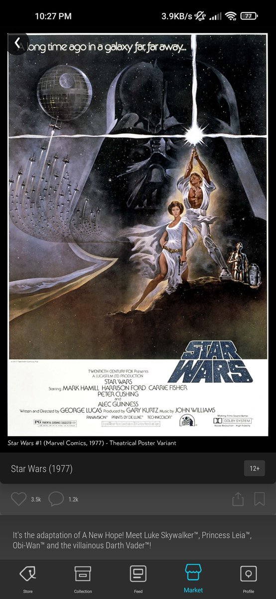 In7ITrust's tweet photo. This cover variant is way undervalued. FA of the actual SW major characters that we know  (except Hans Solo). Darth Vader's FA is silently dropped. Personally, this is the SW real grail. The reason why @DavidYuNZ said it's priceless.#vevefam https://t.co/gqUdOF6TxN