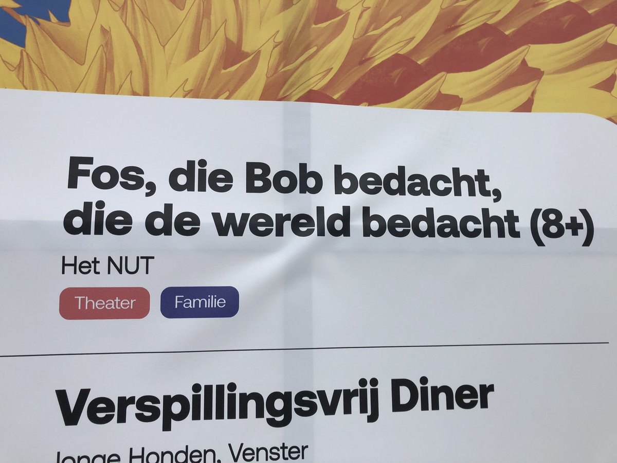 Topvoorstelling op Leidsche Rijn door <a href="/hetNUT/">Het NUT (Nieuw Utrechts Toneel)</a>. Er zijn nog kaarten!