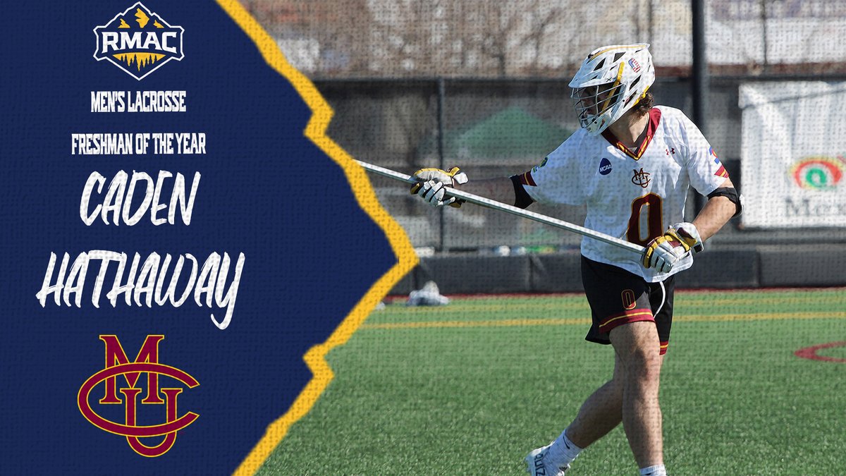 Colorado Mesa's Caden Hathaway is the #RMACmlax Freshman of the Year! #EverythingElevated