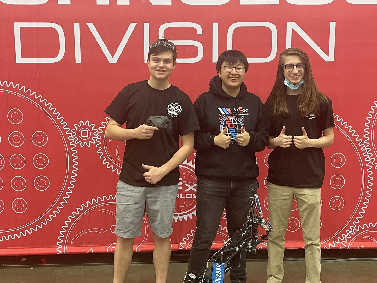 STEMHSRobotics's tweet photo. @NIHFHS learners 60883D are the three seed in science division, 60883X is the seven seed in engineering division. 60883C is 13 in technology division. All school records and APS had 6 teams advance to elims. Also an APS record, what a day. https://t.co/tHfdBZFHBh