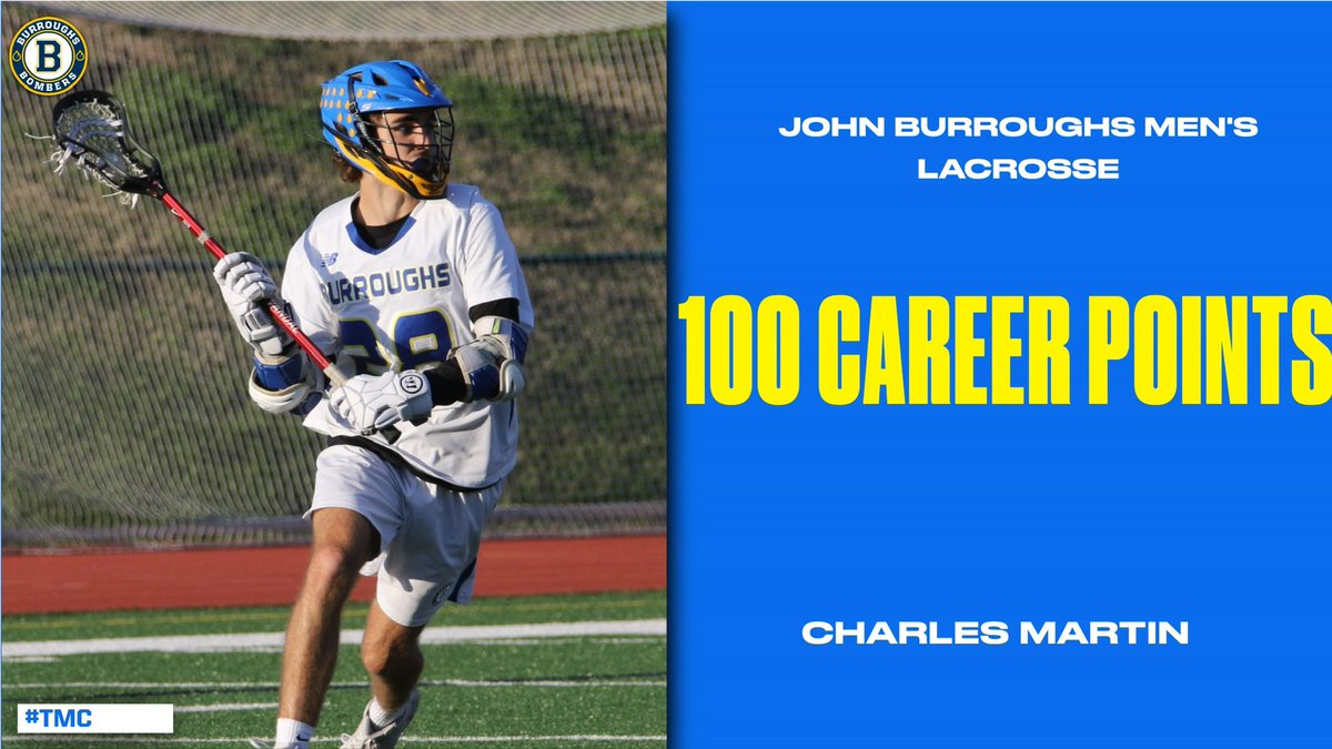 JBSLax's tweet photo. Big congrats to “Chazz” Martin for reaching 100 career points! Well deserved. https://t.co/8ch2I8l6u5