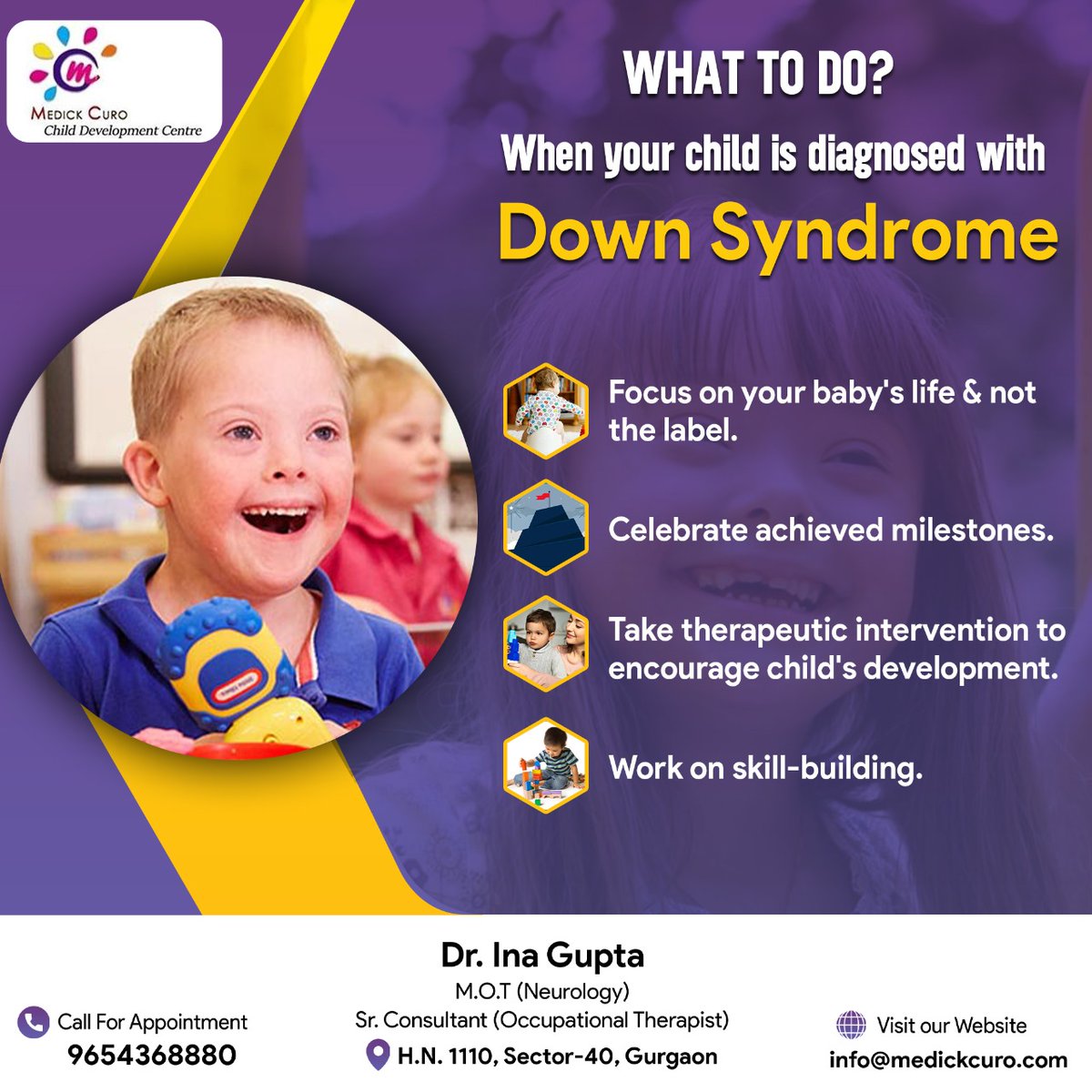 Medickcuro's tweet photo. Down syndrome is a condition in which a baby is born with an extra chromosome number.

click here- https://t.co/rSnYn9j46o

#Medickcuro #DownSyndrome #child #childcare #occupationaltherapist #gurgaon #gurugram #skillbuilding #childdevelopment https://t.co/QQoPZJPI4v