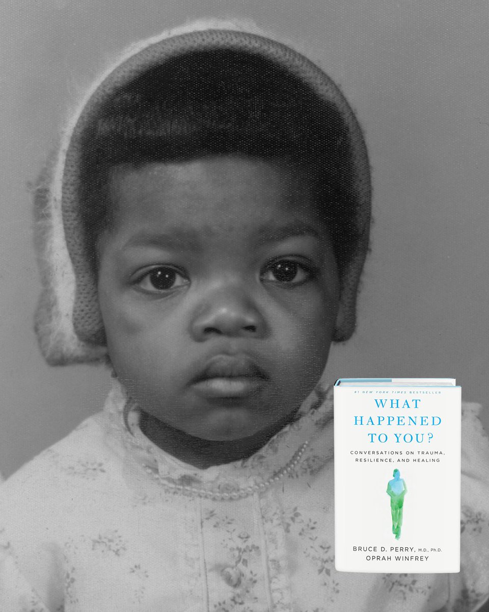 Oprah's tweet photo. A year ago, I released #WhatHappenedToYou with @BDPerry. Our hope was that the book would help people heal from their childhood traumas and shift the question from “What’s wrong with you?” to “What happened to you?” https://t.co/UlBJJVolPw