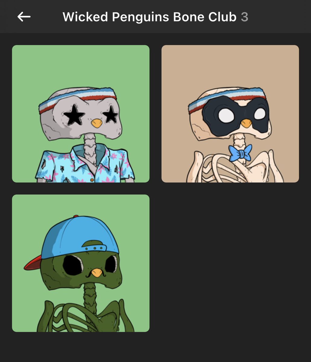 Just got my 3rd <a href="/WickedBoneClub/">Wicked Bone Club</a> Penguin!! Won it from a giveaway on the discord. There’s another one going on right now 🔥

Love to see new owners take a project and help it reach its full potential!! #WGBA