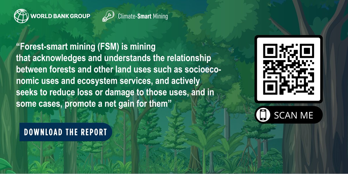 forestideas's tweet photo. Mining can negatively impact forests both directly and indirectly. That’s why #ForestSmartMining approaches are needed to avoid or mitigate these impacts. Check out this new report for more information: https://t.co/72QIzsqhbT https://t.co/3hsu4PRuY1